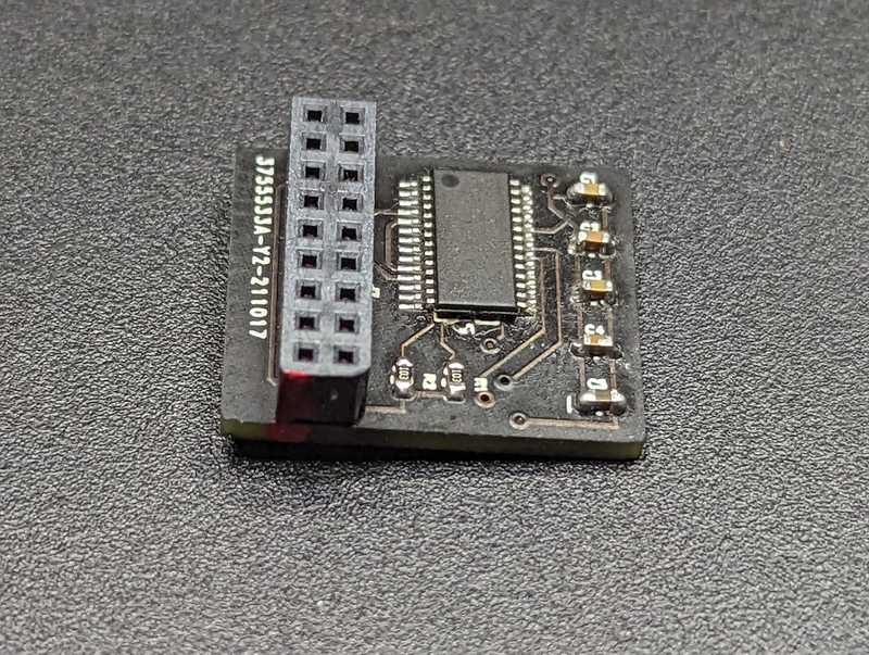 18-Pin Right Angle Fabricated Side